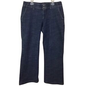 Michael Kors Women's Jeans 8 Dark Wash Mid‎ Rise Straight Leg Stretch Denim